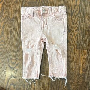 Cat & Jack Soft Pink Distressed Jeans